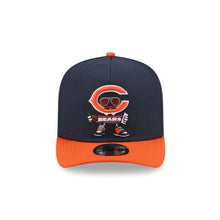 Load image into Gallery viewer, 9Fifty A-Frame Snapback Chicago Bears [CARTOON] Navy/Orange - Grey UV
