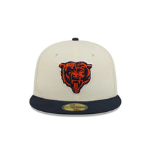 Load image into Gallery viewer, 59Fifty New Era NFL Basic Chicago Bears Fitted Hat Chrome/Navy - Grey UV
