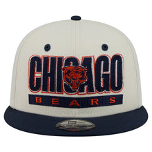 Load image into Gallery viewer, 9Fifty New Era Snapback Chicago Bears Classic Chrome/Navy - Green UV
