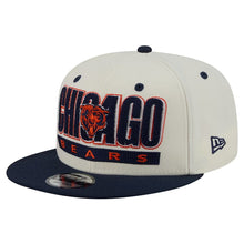 Load image into Gallery viewer, 9Fifty New Era Snapback Chicago Bears Classic Chrome/Navy - Green UV
