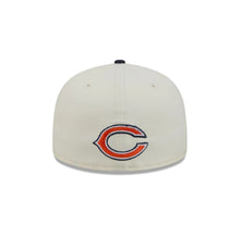Load image into Gallery viewer, 59Fifty New Era Chicago Bears Deceptor Logo 2-Tone Chrome/Navy - Gray UV
