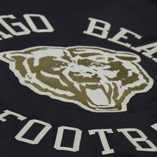 Load image into Gallery viewer, Mitchell &amp; Ness Men's Vintage Chicago Bears Double Clutch Satin Jacket - Olive/Black
