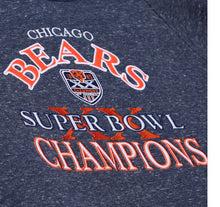 Load image into Gallery viewer, Men's Mitchell and Ness Chicago Bears 1985 Super Bowl Champions Winning Streak Hoodie - Navy
