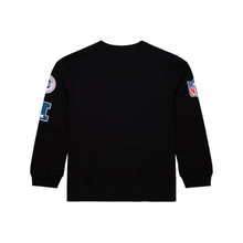 Load image into Gallery viewer, Men&#39;s Mitchell &amp; Ness Chicago Bears Black Training Camp Vintage Logos Long Sleeve T-Shirt
