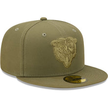 Load image into Gallery viewer, 59Fifty New Era Chicago Bears Color Pack Fitted Hat Olive - Grey UV
