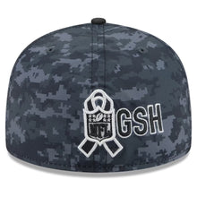 Load image into Gallery viewer, 59Fifty New Era 2026 Salute to Service Chicago Bears Fitted Hat Black - Black UV
