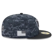 Load image into Gallery viewer, 59Fifty New Era 2026 Salute to Service Chicago Bears Fitted Hat Black - Black UV
