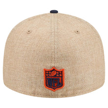 Load image into Gallery viewer, 59Fifty New Era Twine Chicago Bears Fitted Hat Tan/Navy - Gray UV
