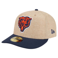 Load image into Gallery viewer, 59Fifty New Era Twine Chicago Bears Fitted Hat Tan/Navy - Gray UV
