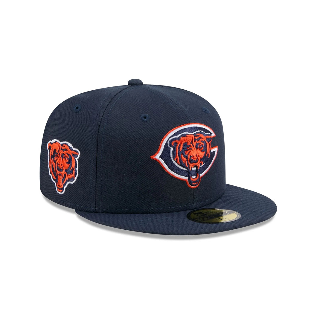 59Fifty New Era Chicago Bears Deceptor Navy Fitted Hat - Gray UV