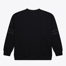 Load image into Gallery viewer, Men's Mitchell &amp; Ness Chicago Bears Black Satin Stripes Vintage Fleece Pullover Sweatshirt
