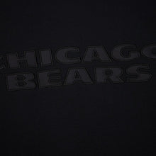 Load image into Gallery viewer, Men's Mitchell &amp; Ness Chicago Bears Black Satin Stripes Vintage Fleece Pullover Sweatshirt
