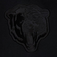 Load image into Gallery viewer, Men's Mitchell &amp; Ness Chicago Bears Black Satin Stripes Vintage Fleece Pullover Sweatshirt
