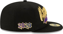 Load image into Gallery viewer, 59Fifty Los Angeles Dodgers and Lakers 2020 Dual Champions New Era Fitted Hat - Black UV
