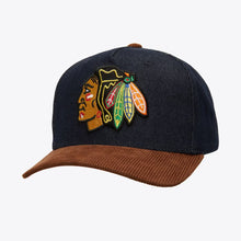 Load image into Gallery viewer, Mitchell &amp; Ness Pro Pinch Fit Chicago Blackhawks D-Stressed Pro Snapback Hat - Red UV
