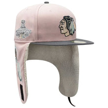 Load image into Gallery viewer, 59Fifty New Era Chicago Blackhawks Dog Ears Fitted Hat Green - Gray UV
