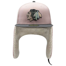 Load image into Gallery viewer, 59Fifty New Era Chicago Blackhawks Dog Ears Fitted Hat Green - Gray UV

