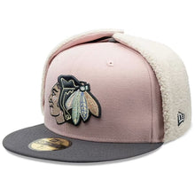 Load image into Gallery viewer, 59Fifty New Era Chicago Blackhawks Dog Ears Fitted Hat Green - Gray UV
