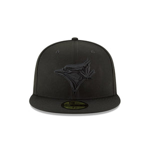 59Fifty Toronto Blue Jays MLB Basic Black on Black - Grey UV
