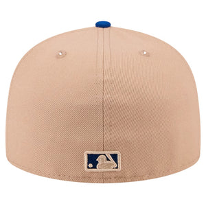 59Fifty Toronto Blue Jays 2T Camel/Royal Fitted Hat - Gray UV