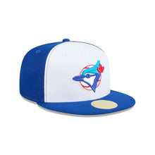 Load image into Gallery viewer, 59Fifty New Era Toronto Blue Jays Turn Back The Clock Blue/White - Green UV
