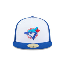 Load image into Gallery viewer, 59Fifty New Era Toronto Blue Jays Turn Back The Clock Blue/White - Green UV
