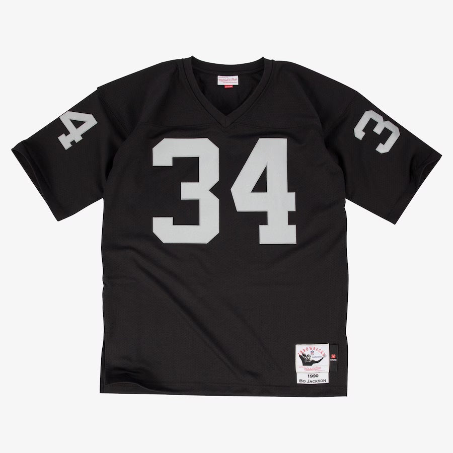 Mitchell & Ness Men's Bo Jackson Los Angeles Raiders 1990 Authentic Jersey - Black