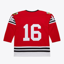 Load image into Gallery viewer, Mitchell &amp; Ness Men&#39;s NHL Bobby Hull Chicago Blackhawks 1960-1961 Power Play Player Jersey - Red
