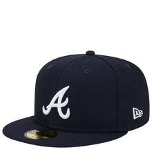 Load image into Gallery viewer, 59Fifty Atlanta Braves 2021 World Series Patch Navy - Gray UV
