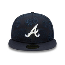 Load image into Gallery viewer, 59Fifty Atlanta Braves Swirl Navy - Gray UV
