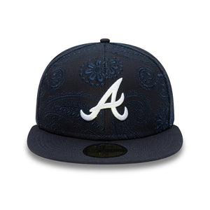 59Fifty Atlanta Braves Swirl Navy - Gray UV