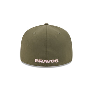 59Fifty LMB x NEWERAMX Bravos De Leon Olive - Gray UV