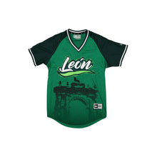 Load image into Gallery viewer, 2025 New Era Liga Mexicana LMB 100th Anniversary Bravos De Leon Authentic Away Jersey - Green
