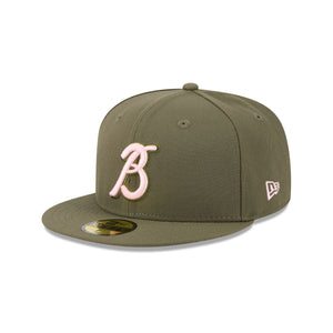 59Fifty LMB x NEWERAMX Bravos De Leon Olive - Gray UV