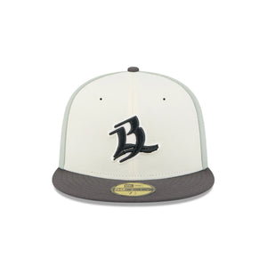 59Fifty LMB x NEWERAMX Bravos De Leon White/Mint/Charcoal - Gray UV