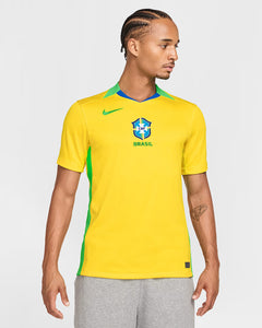 Nike 2025/2026 Brazil Men's Stadium Home Dri-Fit Replica Soccer Jersey