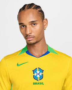 Nike 2025/2026 Brazil Men's Stadium Home Dri-Fit Replica Soccer Jersey