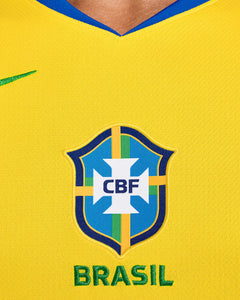 Nike 2025/2026 Brazil Men's Stadium Home Dri-Fit Replica Soccer Jersey