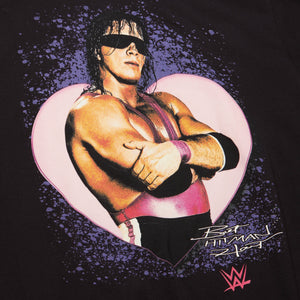 Mitchell & Ness WrestleMania Legends Bret Hitman Hart T-Shirt - Black