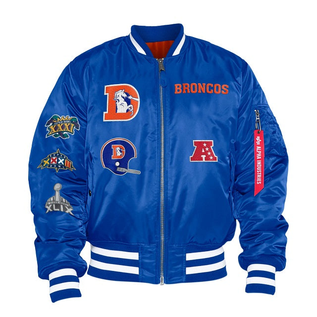 Denver Broncos X New Era X Alpha Industries MA-1 Bomber Jacket