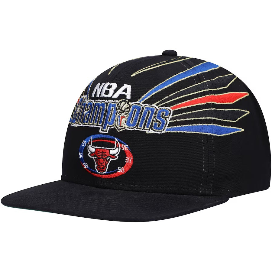 Mitchell & Ness Original Fit Chicago Bulls 1998 NBA Champions Snapback Hat - Green UV