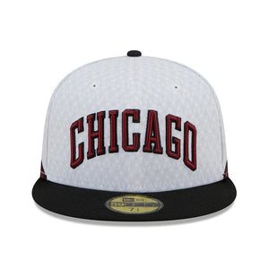 59Fifty Chicago Bulls 2022 City Edition White/Black - Maroon UV