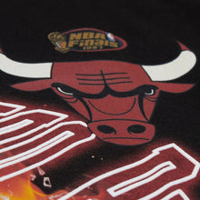 Load image into Gallery viewer, Men&#39;s Mitchell &amp; Ness Chicago Bulls Black Blaze T-Shirt
