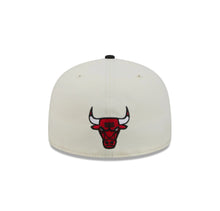 Load image into Gallery viewer, 59Fifty New Era Chicago Bulls Deceptor Logo 2-Tone Chrome/Black - Gray UV
