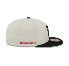 Load image into Gallery viewer, 59Fifty New Era Chicago Bulls Deceptor Logo 2-Tone Chrome/Black - Gray UV
