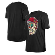 Load image into Gallery viewer, Chicago Bulls New Era Sugar Skull T-Shirt - Black
