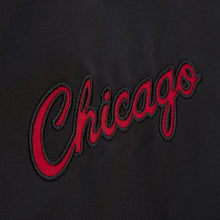 Load image into Gallery viewer, Mitchell &amp; Ness Men&#39;s Chicago Bulls Hardwood Classics Blackout Collection Satin Full Snap
