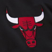 Load image into Gallery viewer, Mitchell &amp; Ness Men&#39;s Chicago Bulls Hardwood Classics Blackout Collection Satin Full Snap
