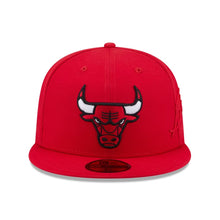 Load image into Gallery viewer, 59Fifty New Era Chicago Bulls Side Script Red - Grey UV
