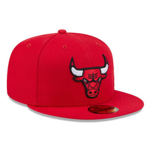Load image into Gallery viewer, 59Fifty New Era Chicago Bulls Side Script Red - Grey UV
